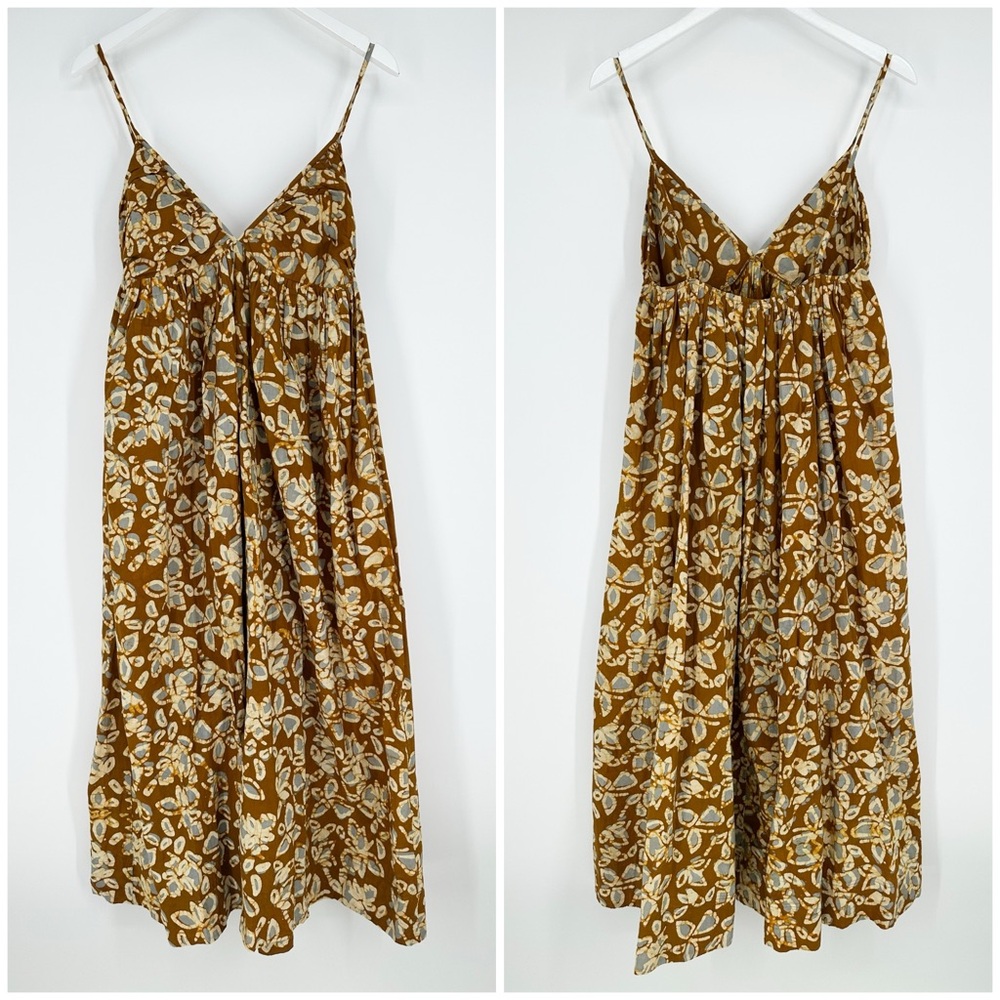 APIECE APART Glicina Maxi Dress Floras Dabu Spice - Picture 5 of 14